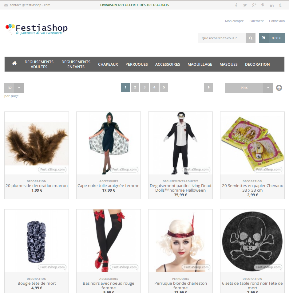 festiashop achat deguisement et accesoires